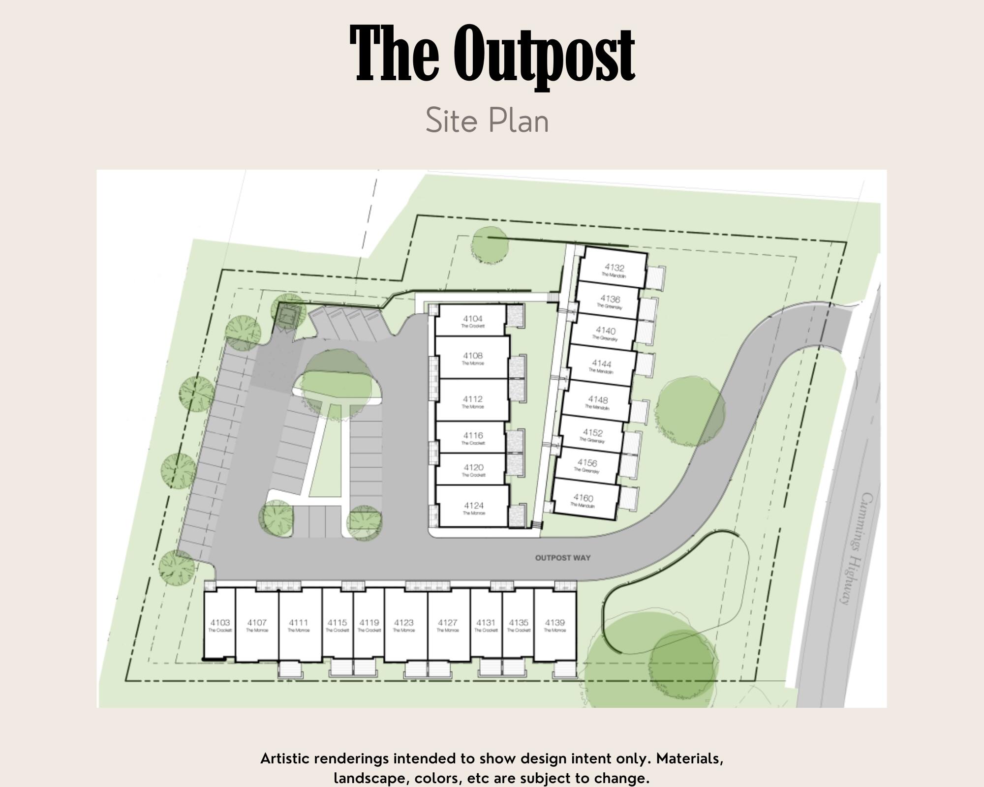 4139 Outpost Way Chattanooga, TN 37419 - Photo 52 of 52 The Outpost - Site Plan