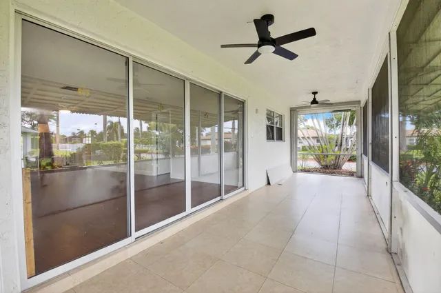 a view of an entryway with a door