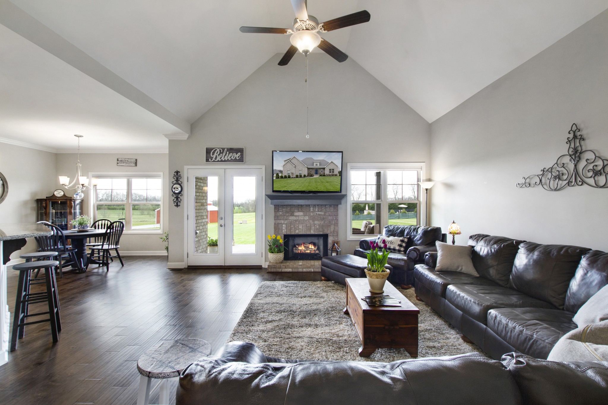 1091 Caballo Trail Gallatin, TN 37066 - Photo 5 of 30 a living room with furniture large window and fireplace