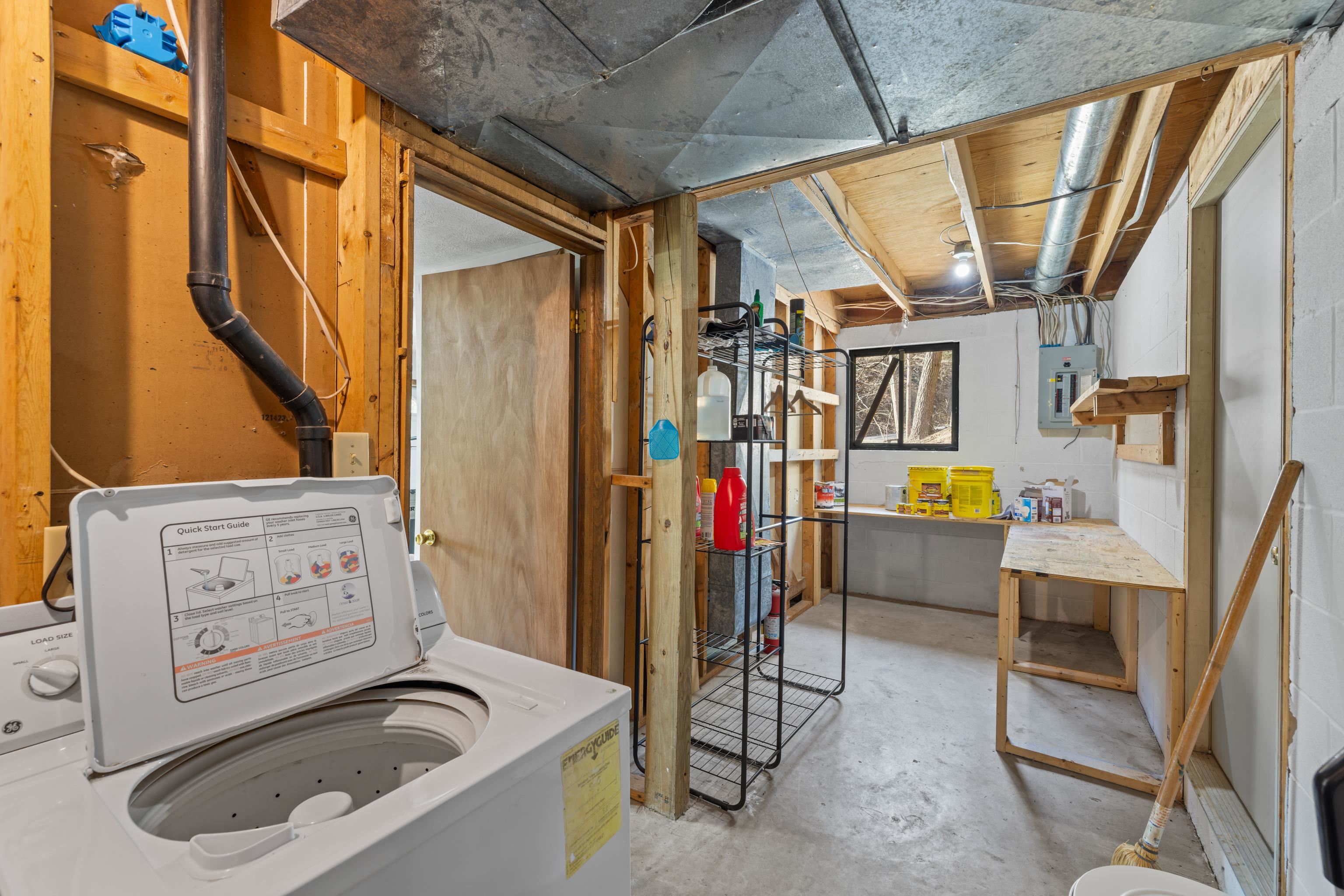 673 Killmon Road Basye, VA 22810 - Photo 49 of 74 a utility room with dryer and washer