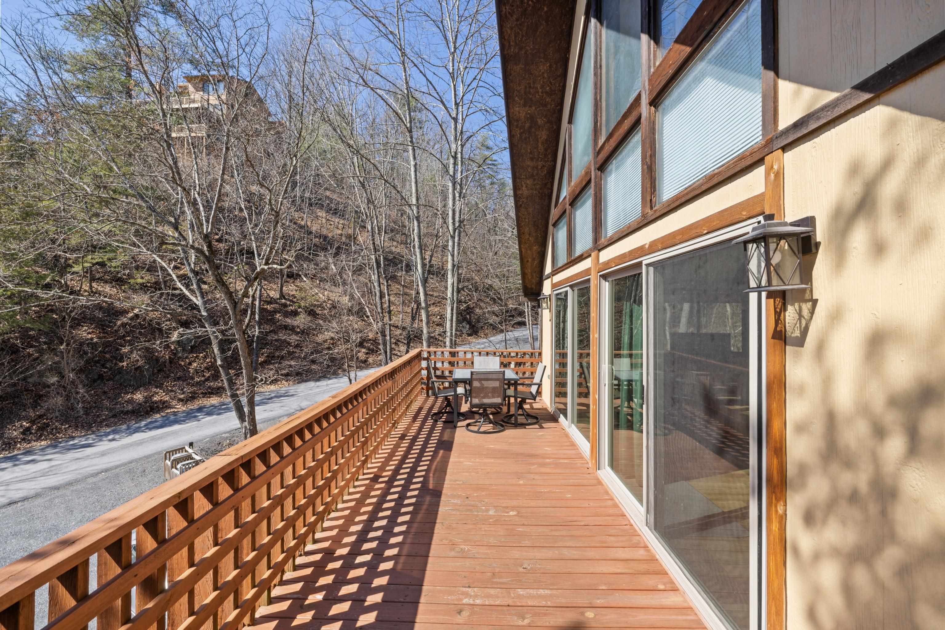 673 Killmon Road Basye, VA 22810 - Photo 52 of 74 a view of balcony with couch