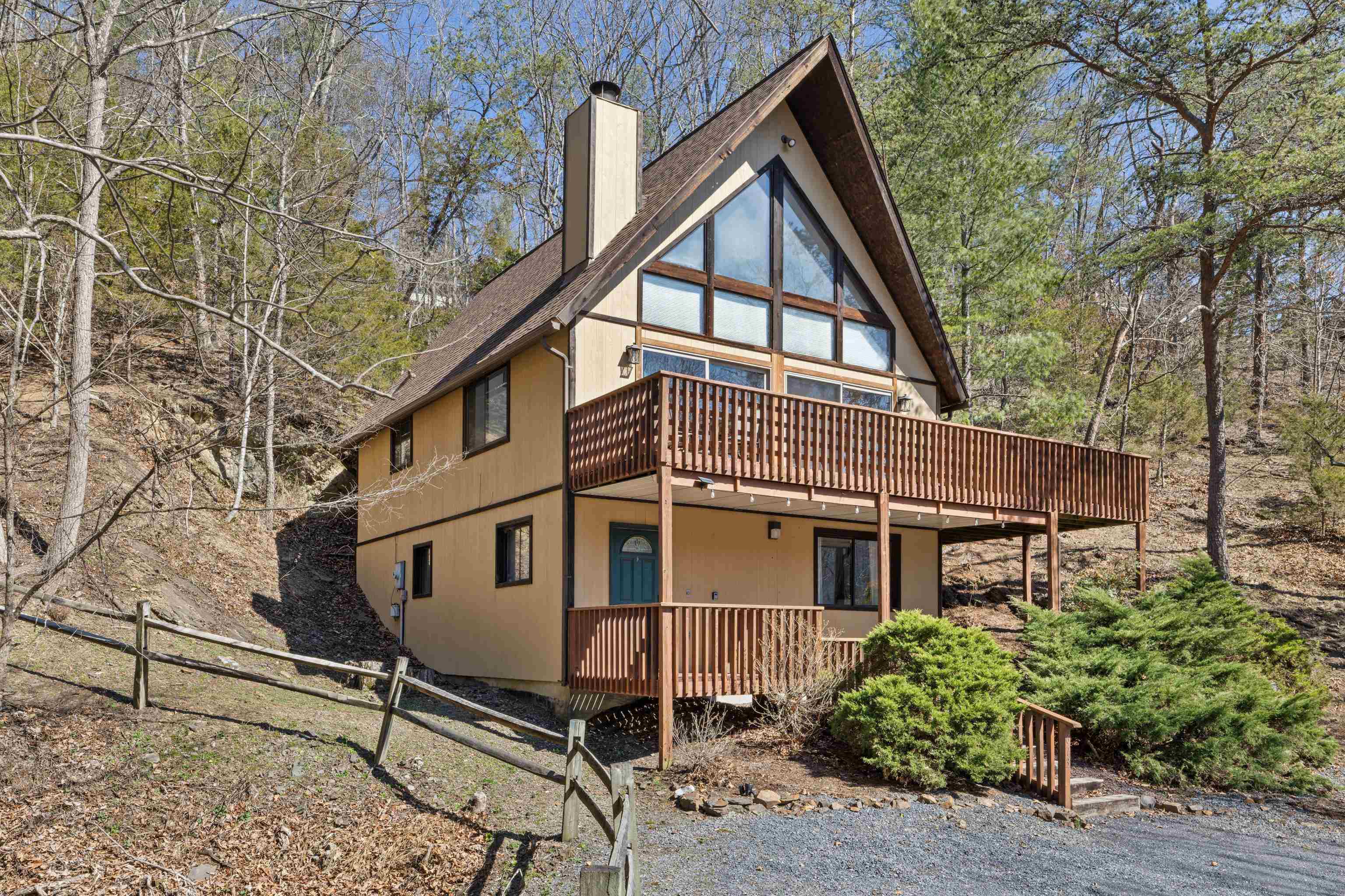 673 Killmon Road Basye, VA 22810 - Photo 60 of 74 a view of a house with a yard