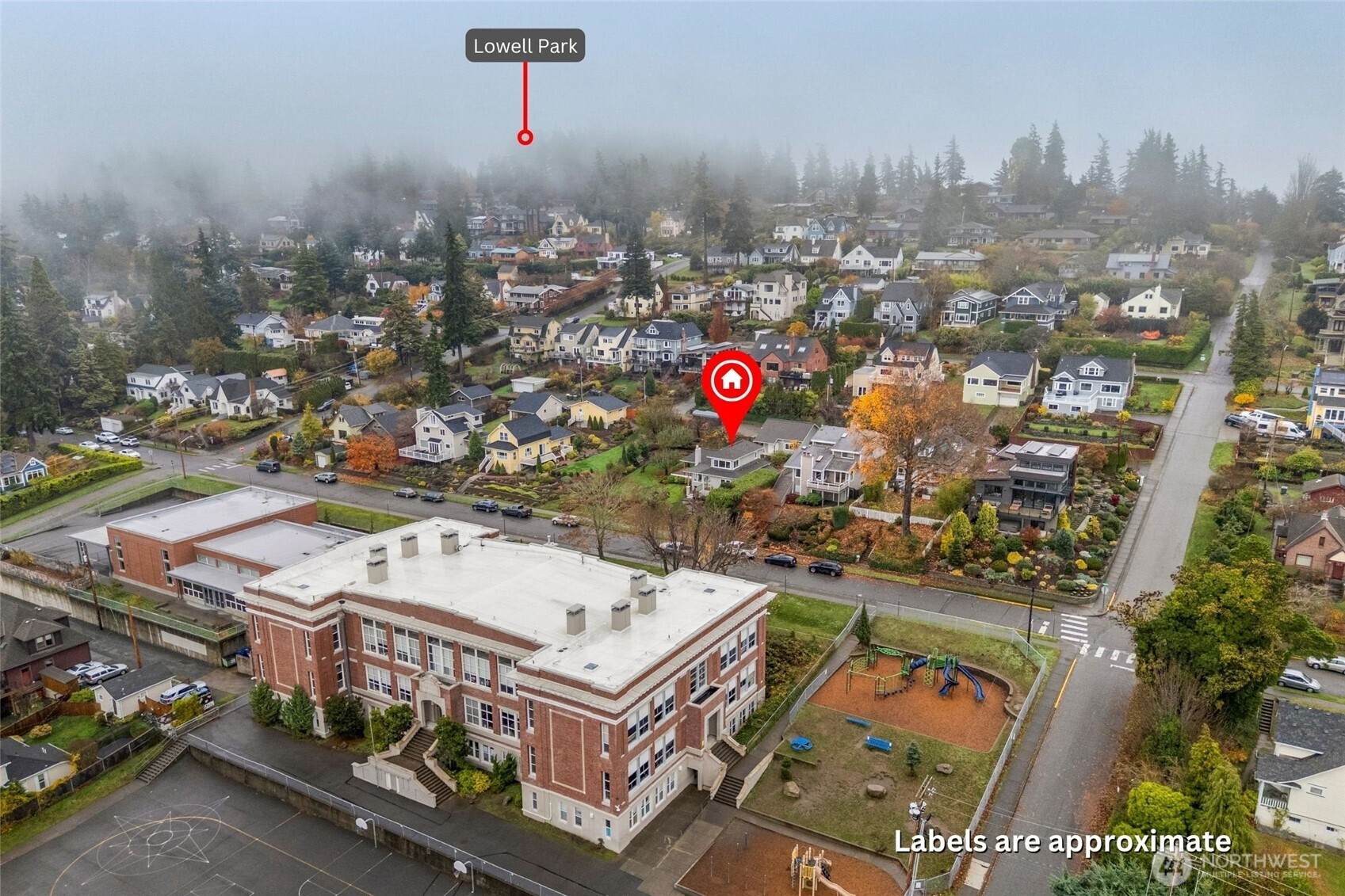 925 15th Street Bellingham, WA 98225 - Photo 37 of 40 an aerial view of a city