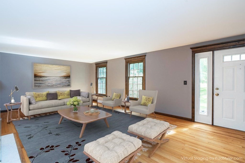 151 Ames Road Hampden, MA 01036 - Photo 18 of 41 a living room with furniture and wooden floor