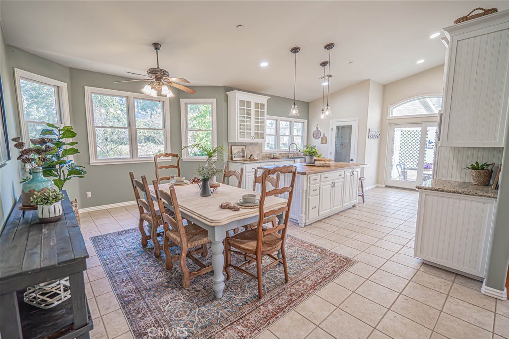 11340 Morgan Road Agua Dulce, CA 91390 - Photo 16 of 60 a view of a dining room with furniture window and wooden floor