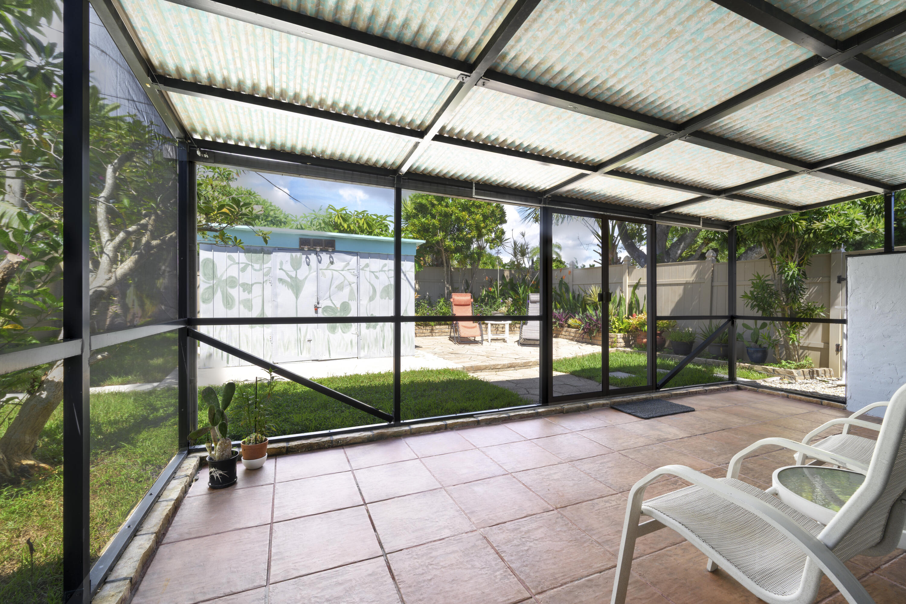 438 Southeast Fini Drive Stuart, FL 34996 - Photo 19 of 21 a view of porch with seating space