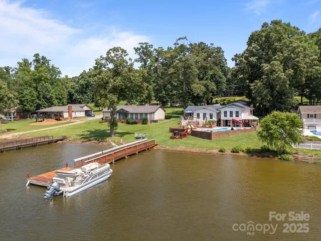 a childrens park with lots of swings and slides