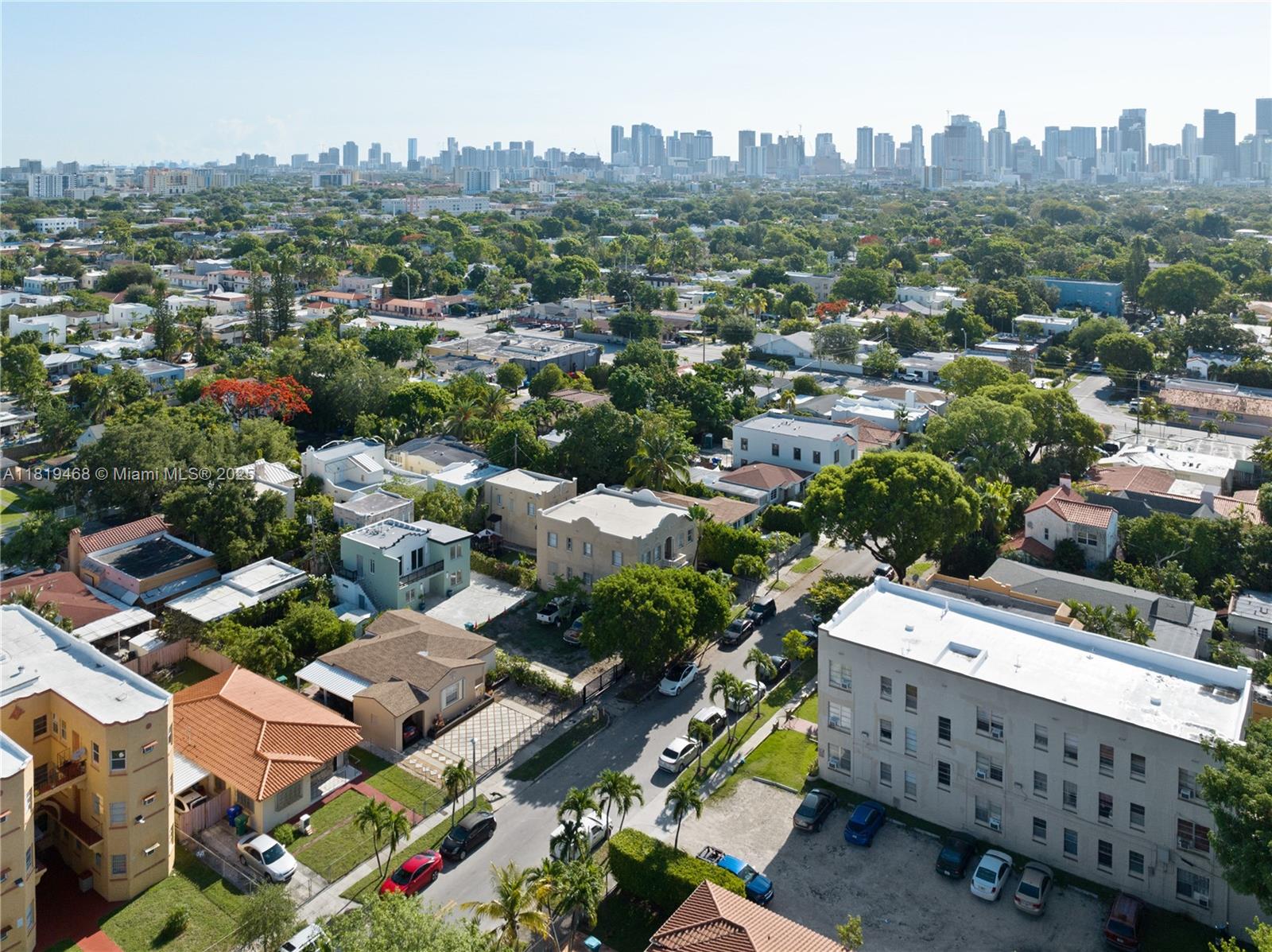 1753 Southwest 13th Street, Unit 1 Miami, FL 33145 - Photo 3 of 13 an aerial view of a city