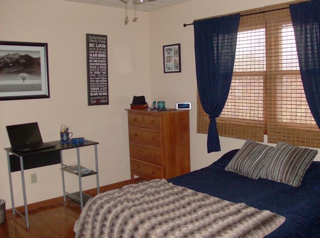 5351 South Mill Pond Road Rochelle, IL 61068 - Photo 12 of 17 a bedroom with a bed and a dresser in it