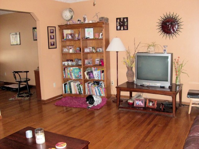 5351 South Mill Pond Road Rochelle, IL 61068 - Photo 6 of 17 a living room with furniture and a flat screen tv