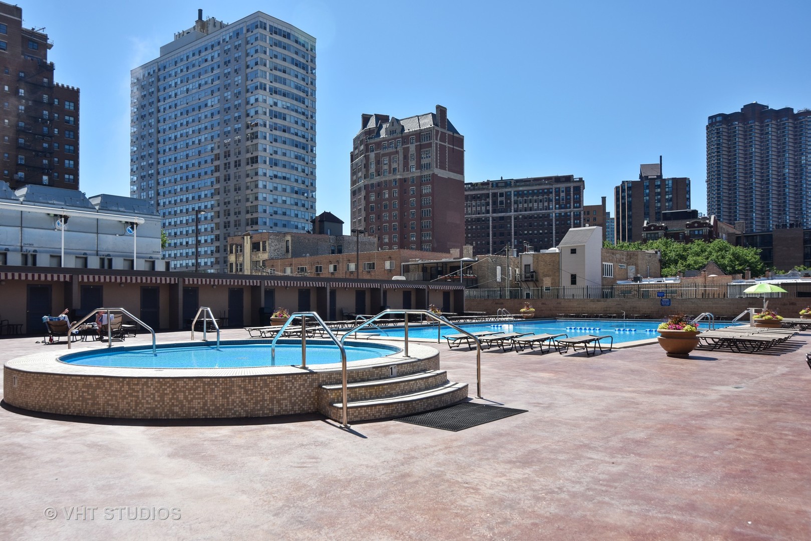 655 Irving Park Road, Unit 4606 Chicago, IL 60613 - Photo 12 of 15 a view of outdoor space with seating area and barbeque oven