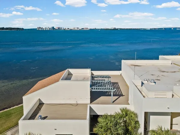 a view of outside space and ocean view