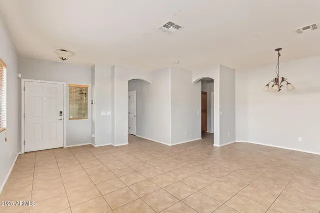 a view of an empty room