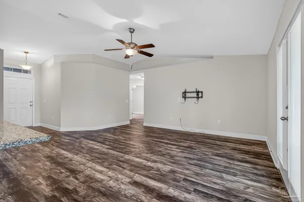 wooden floor in an empty room