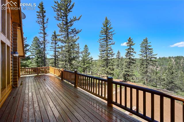 337 Porphry Road Florissant, CO 80816 - Photo 15 of 26 View of wooden terrace
