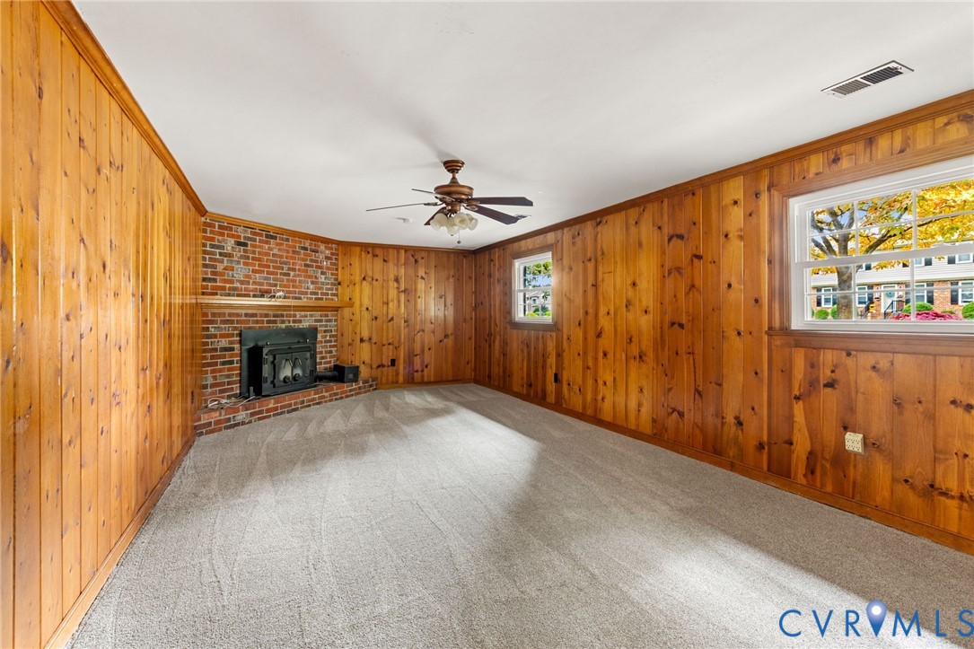 10062 Rinker Drive Mechanicsville, VA 23116 - Photo 26 of 34 a view of an empty room with a fireplace