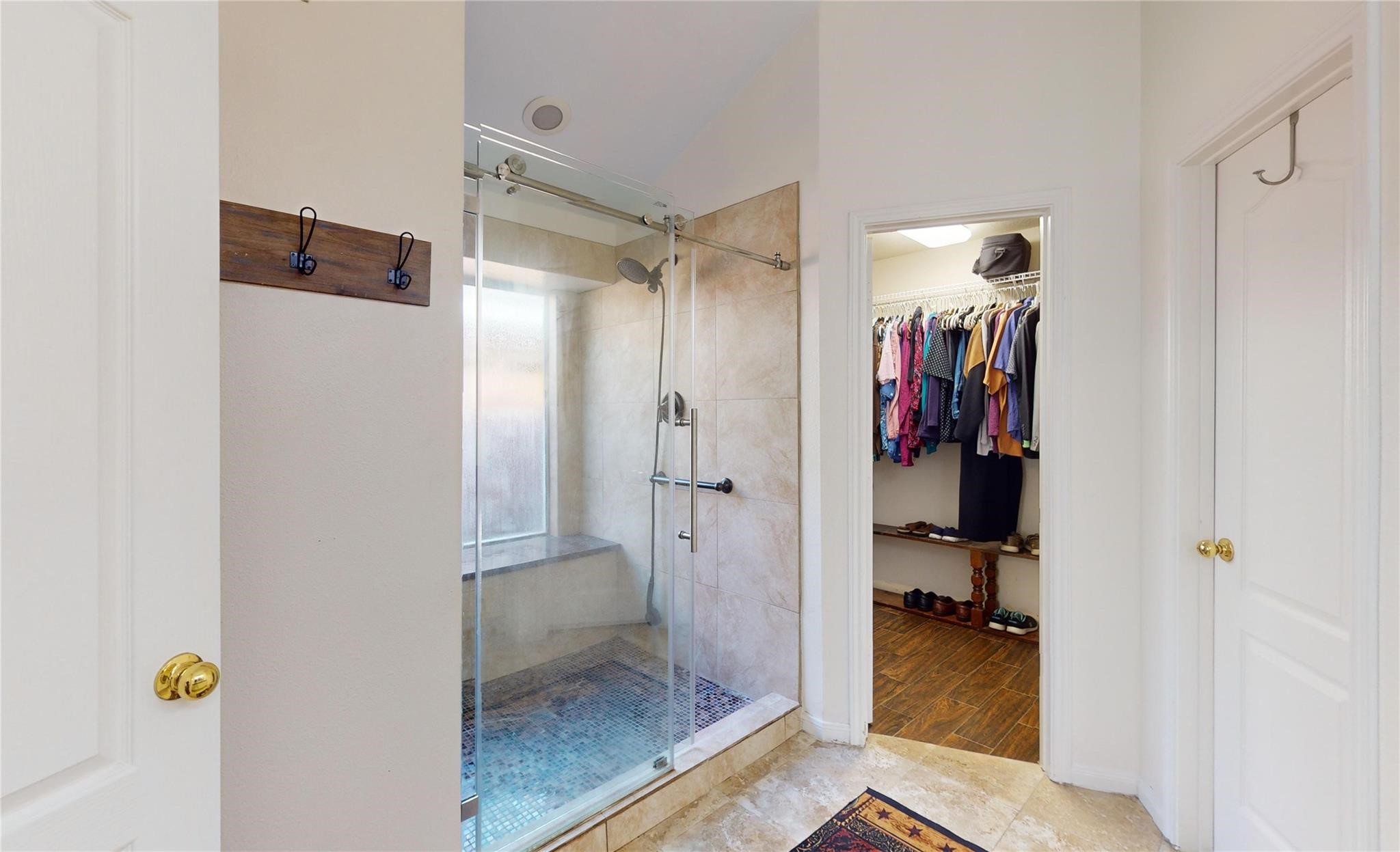 6014 Knollwood Trail Spring, TX 77373 - Photo 18 of 31 Master Bath Double Shower Renovated 2022