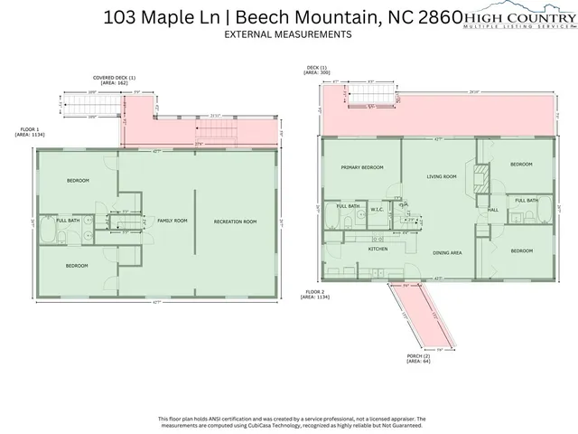 $654,000 | 103 Maple Lane, Beech Mountain, NC 28604