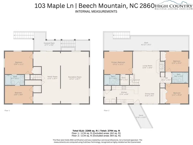 $654,000 | 103 Maple Lane, Beech Mountain, NC 28604