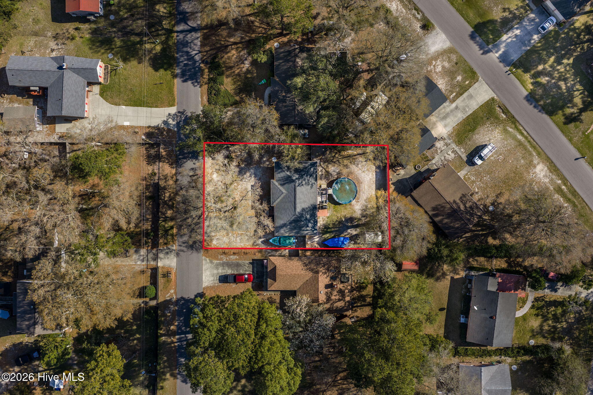 1032 High Point Avenue Southwest Calabash, NC 28467 - Photo 32 of 38 17-web-or-mls-16 overhead with outlines