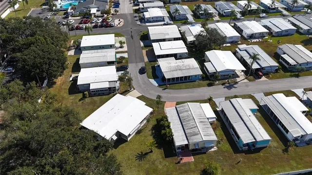 an aerial view of city