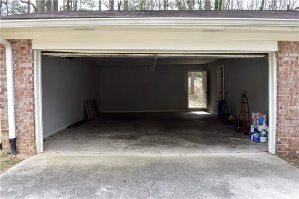 a view of room with a fireplace