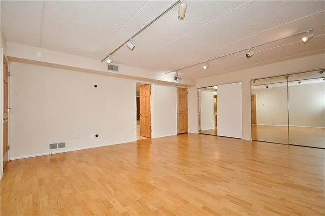 a view of an empty room