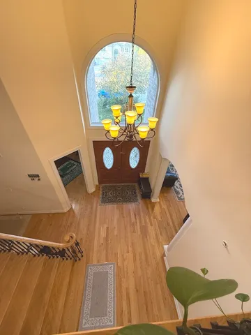 a view of a wooden floor