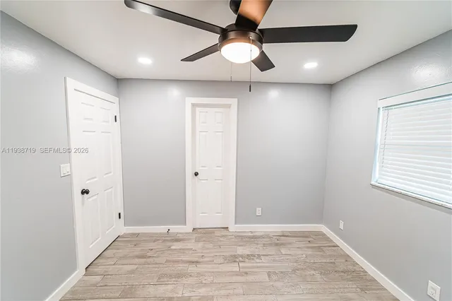 a view of an empty room