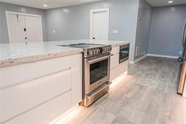 a room with storage and utility