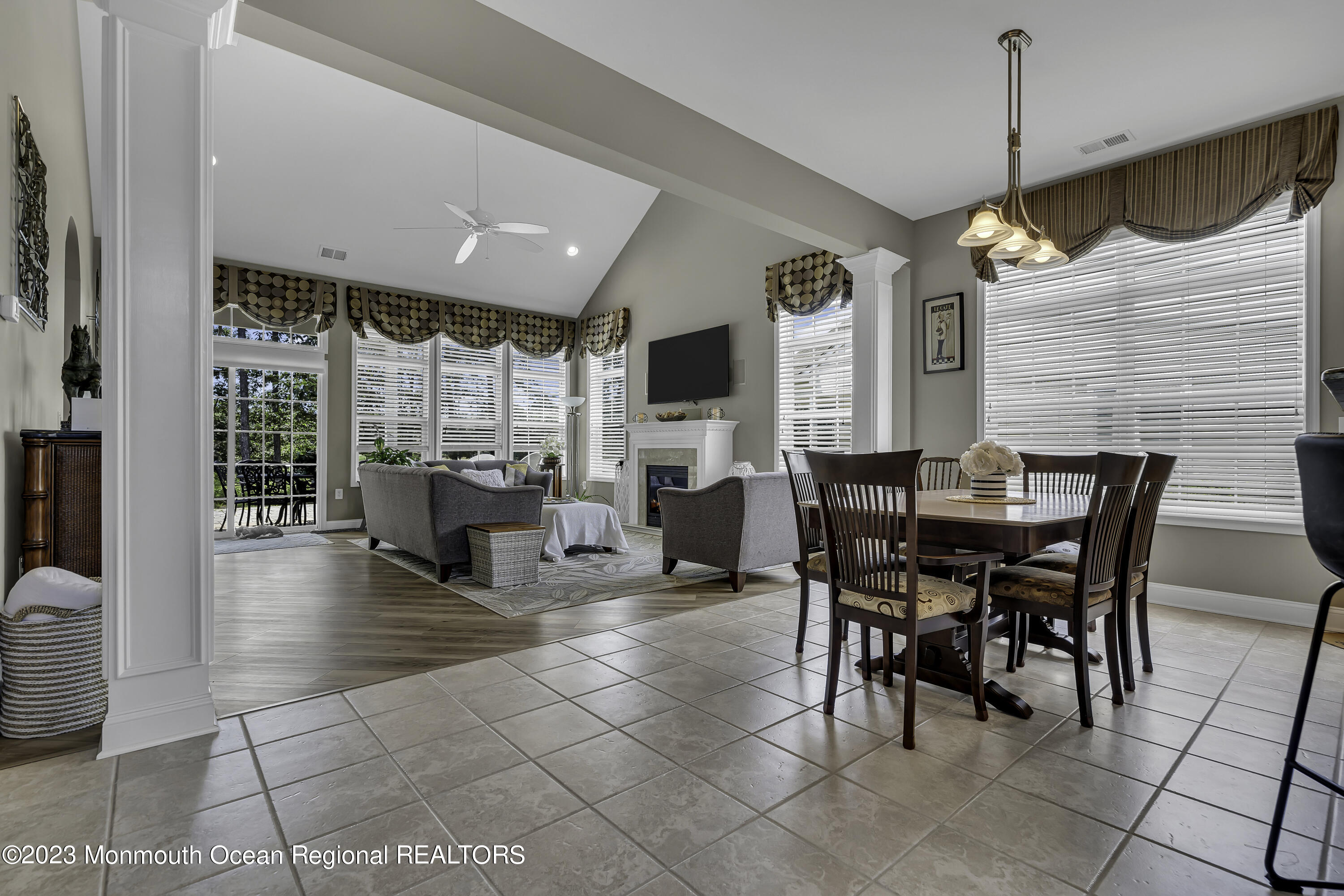 63 Harvey Cedar Way Waretown, NJ 08758 - Photo 17 of 39 a view of a livingroom and dining room