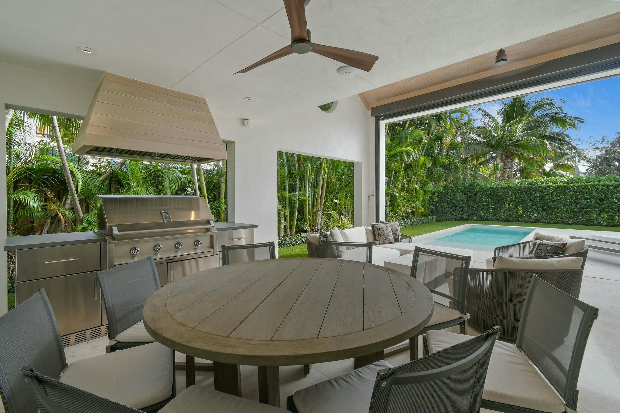 170 Beacon Lane Jupiter Inlet Colony, FL 33469 - Photo 27 of 46 a view of a dining room with furniture window and outside view