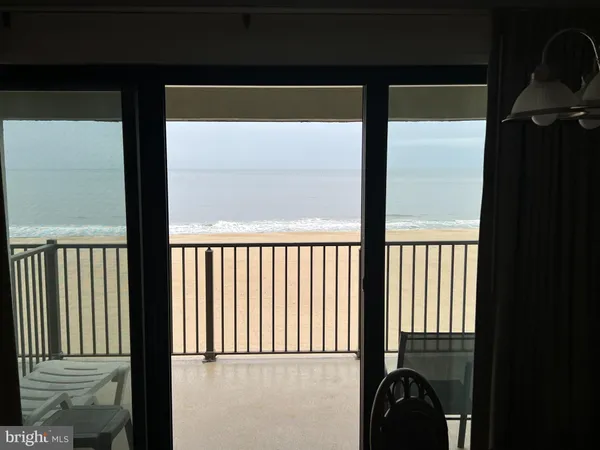 a view of a balcony