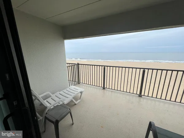 a view of a balcony