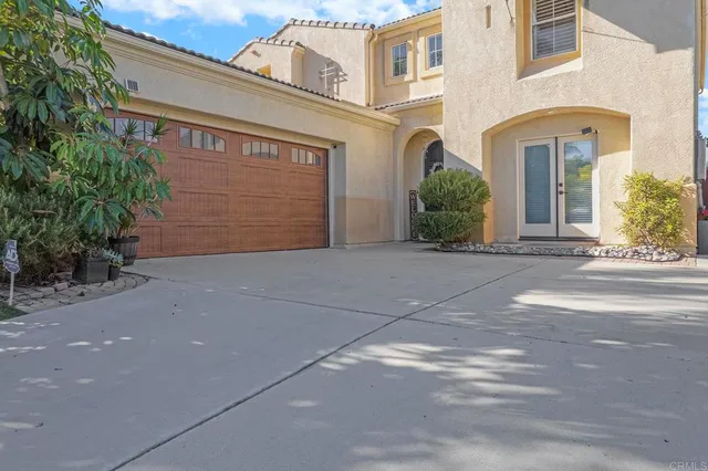 a front view of a building