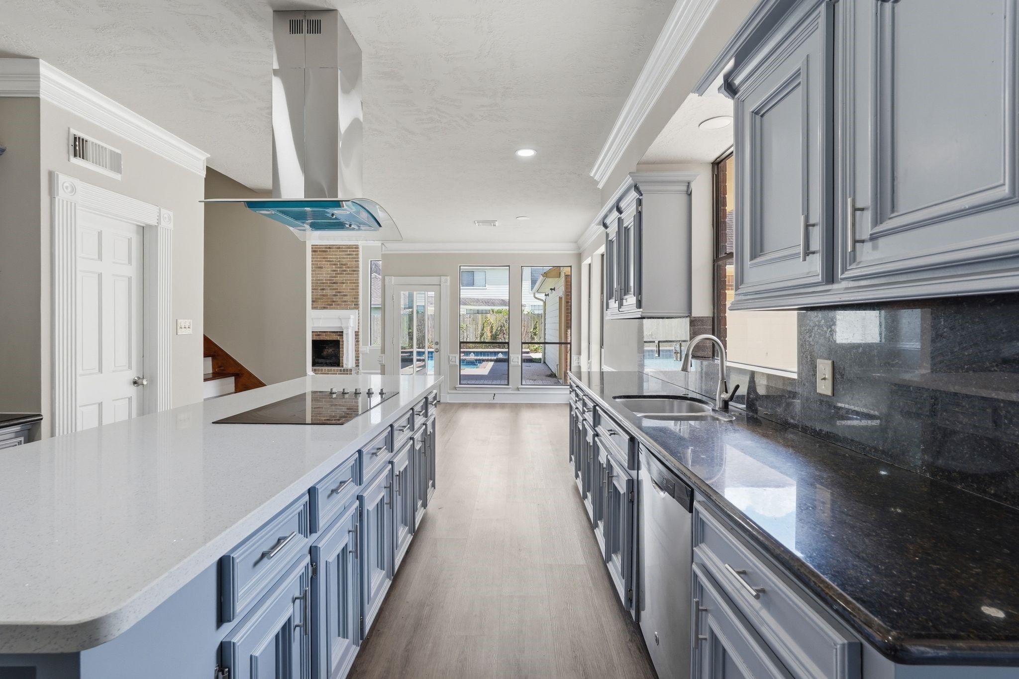 7611 Naremore Drive Spring, TX 77379 - Photo 15 of 48 Electric Cooktop, and updated vent hood!
