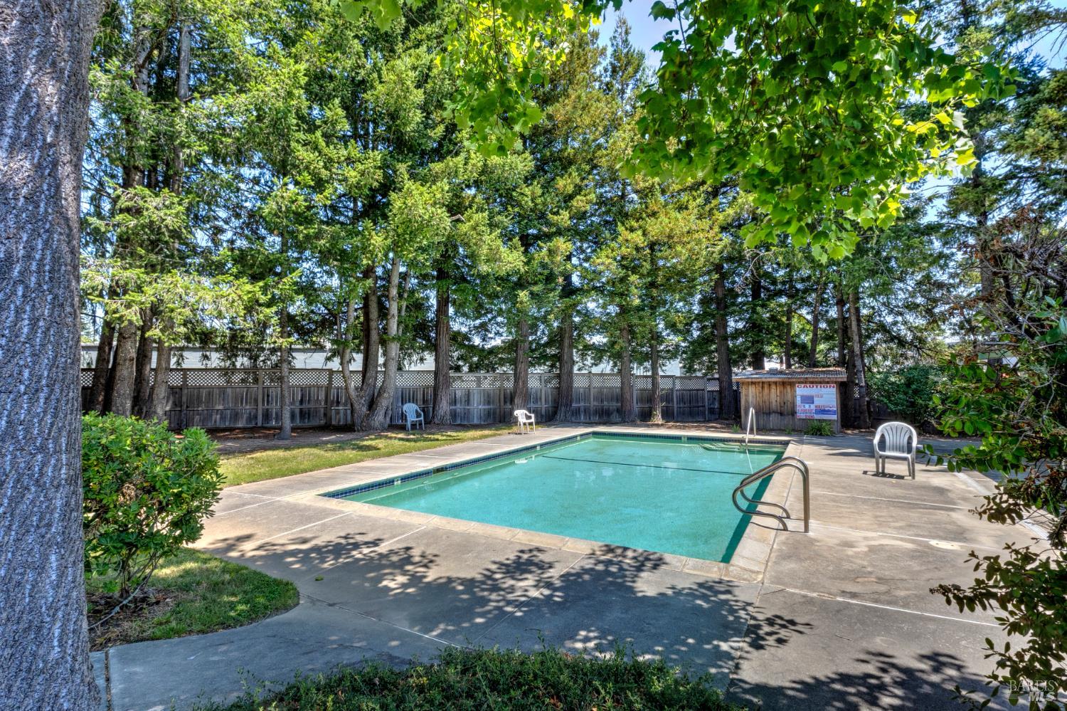539 Norlee Street Sebastopol, CA 95472 - Photo 22 of 26 Pool area view from gate entrance.