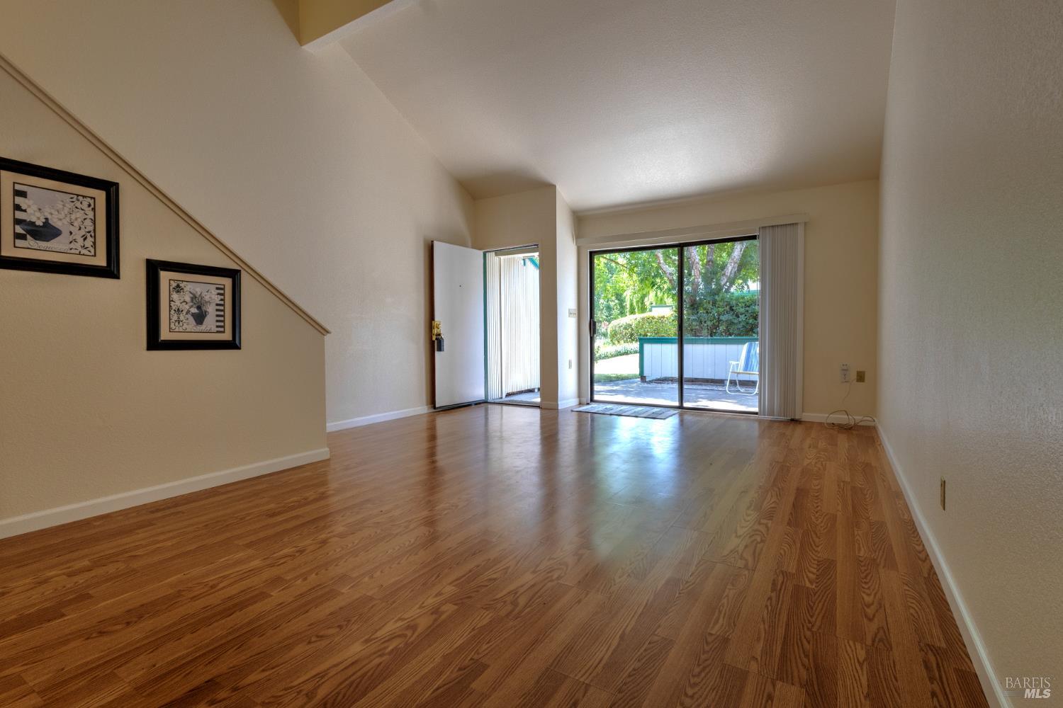 539 Norlee Street Sebastopol, CA 95472 - Photo 5 of 26 Open living room with lovely view through six foot slider to front patio.