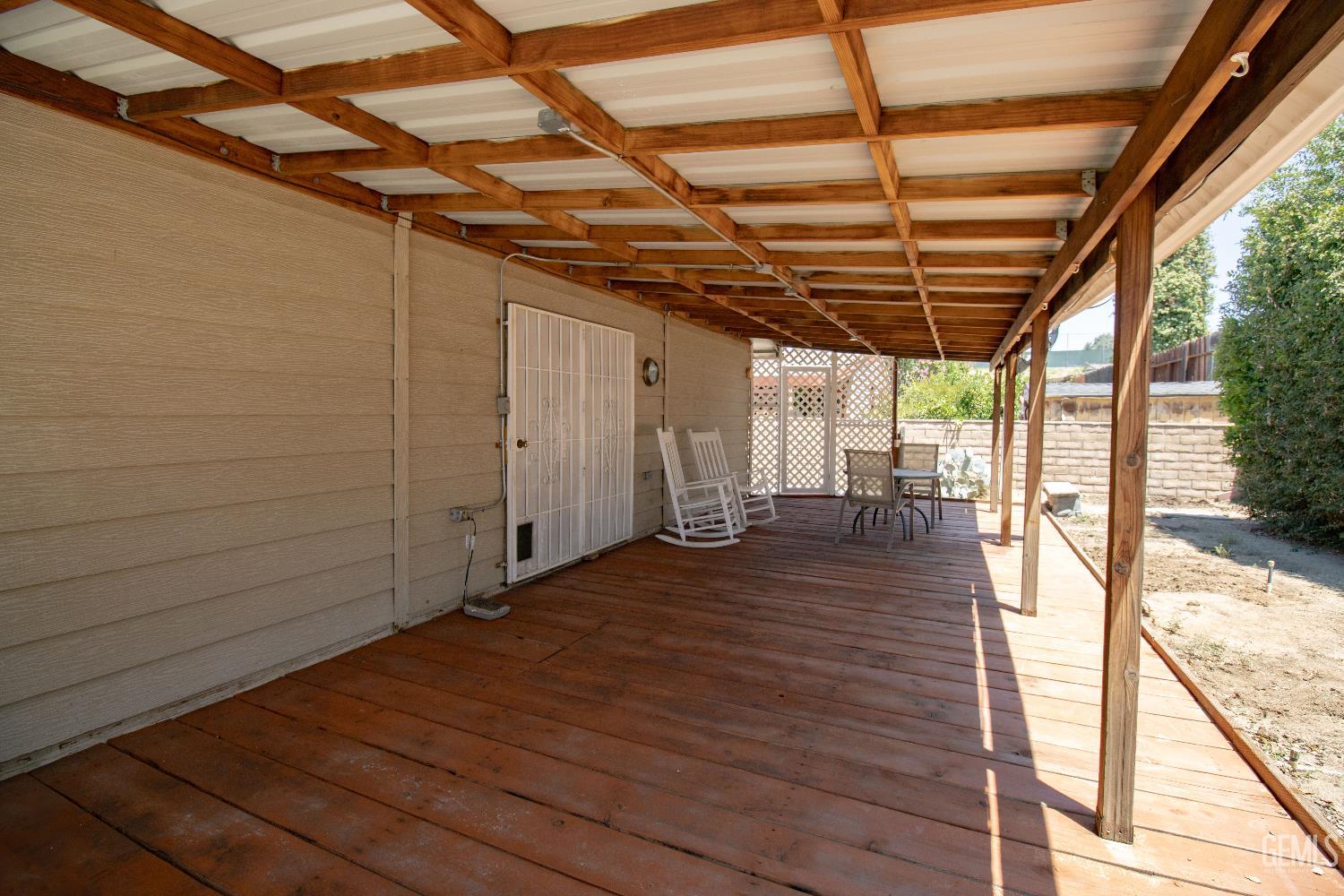 Undisclosed Address Bakersfield, CA 93306 - Photo 37 of 41 a view of a wooden deck
