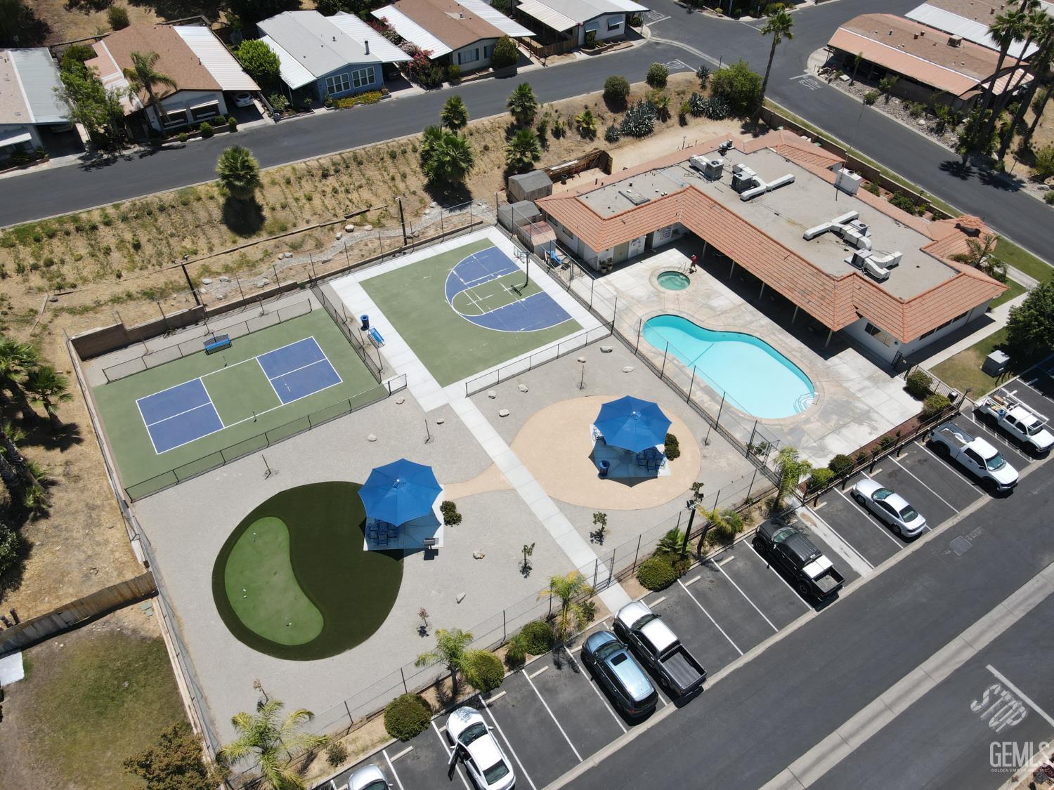 Undisclosed Address Bakersfield, CA 93306 - Photo 40 of 41 an aerial view of a house with outdoor space