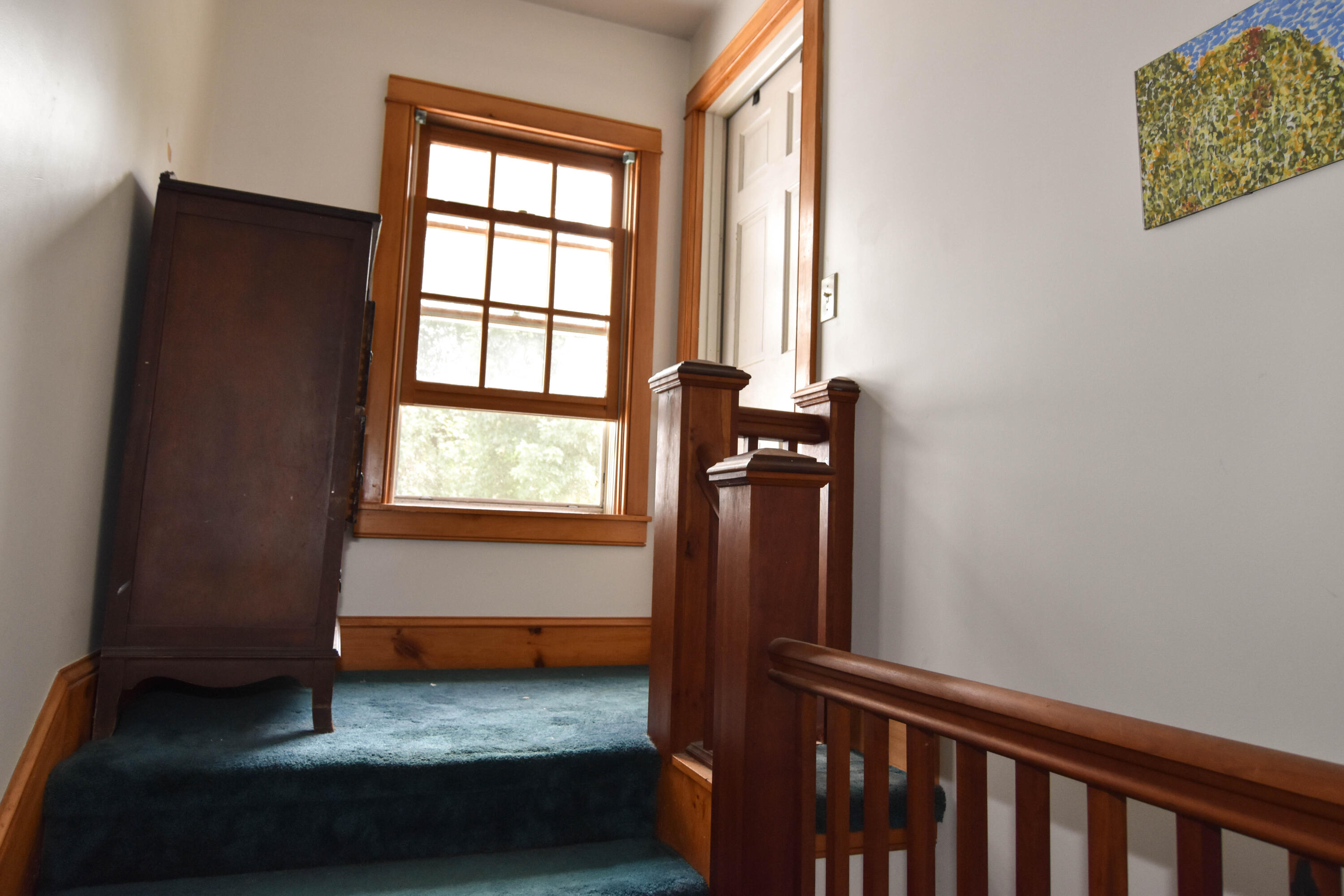 53 Old Elm Road Bridgton, ME 04009 - Photo 46 of 69 Stairs to rental bedrooms