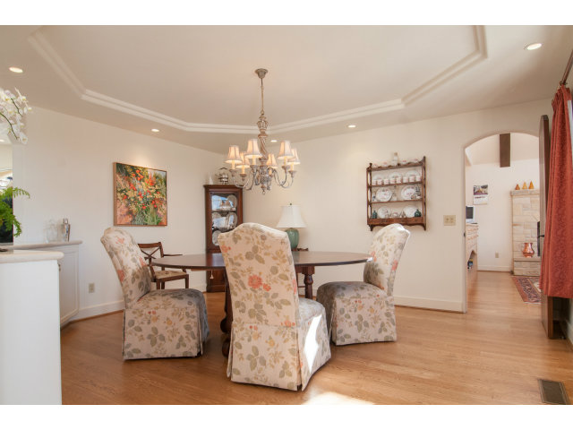 26156 Ladera Drive Carmel, CA 93923 - Photo 5 of 22 a living room with furniture and a chandelier