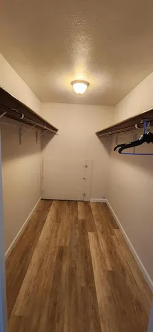 a view of a room with an empty space