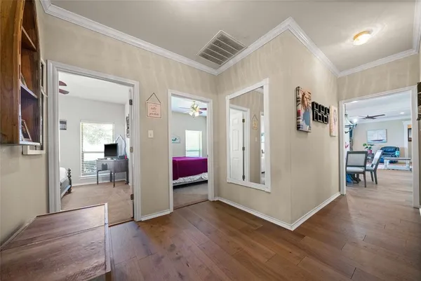 a spacious bathroom with a bathtub and a shower