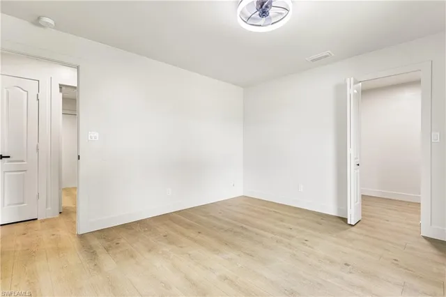 a view of empty room