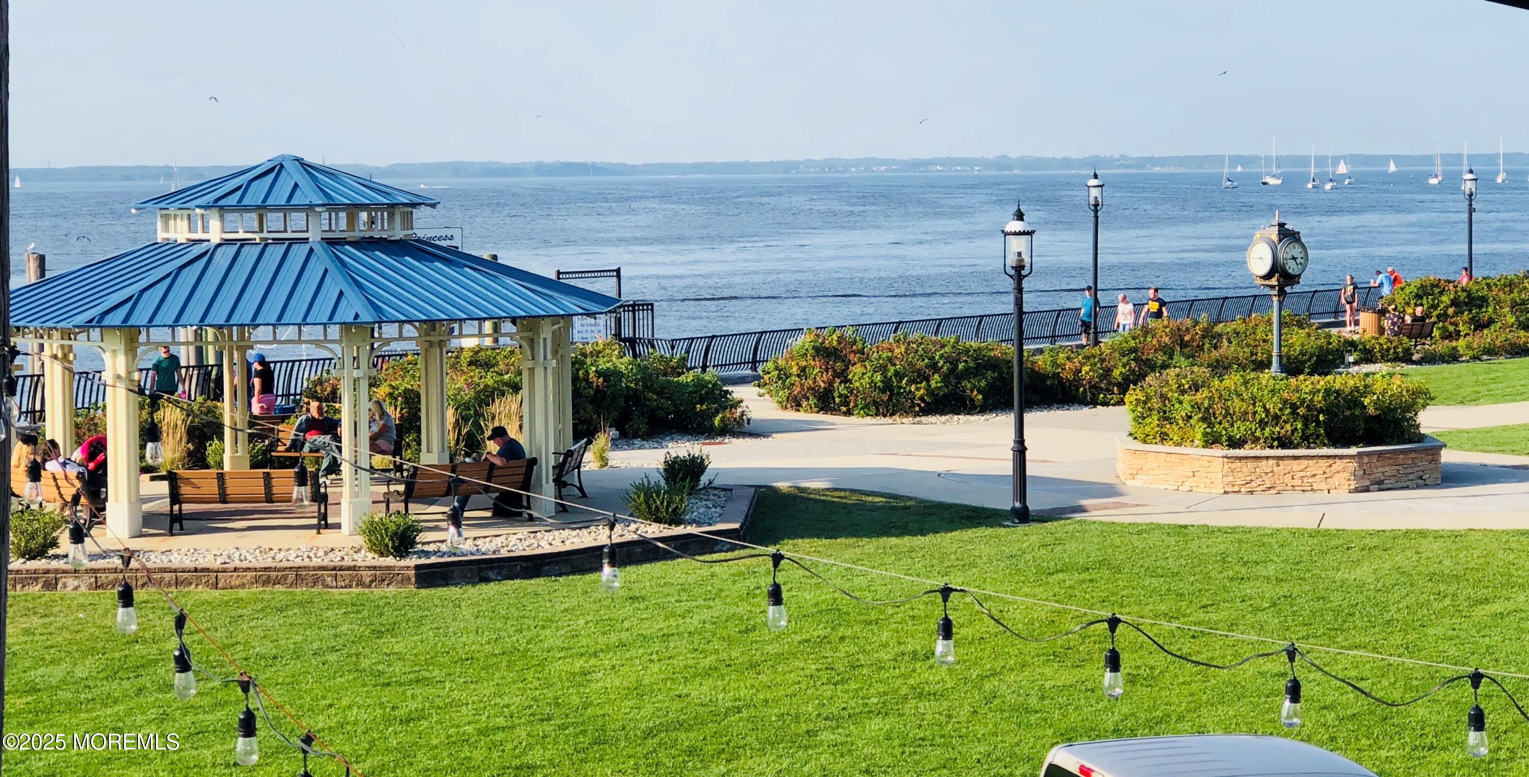 9 Monmouth Place Keyport, NJ 07735 - Photo 28 of 28 a view of a backyard with sitting area