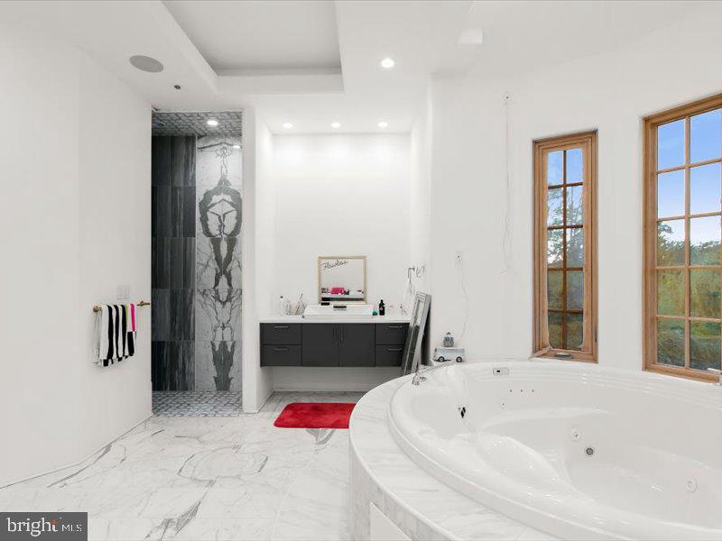 10130 Counselman Road Potomac, MD 20854 - Photo 65 of 135 a bathroom with a bathtub sink and shower