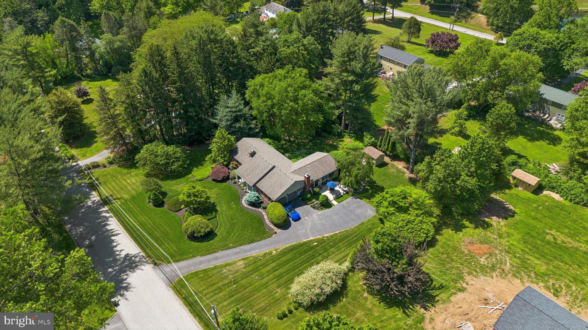 432 Spring Valley Road Media, PA 19063 - Photo 42 of 46 an aerial view of a house