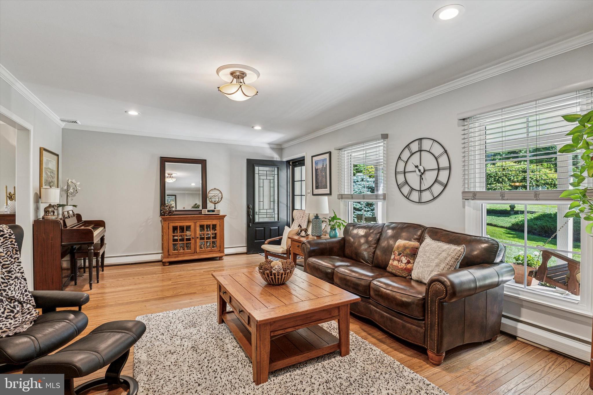 432 Spring Valley Road Media, PA 19063 - Photo 6 of 46 a living room with furniture and a large window