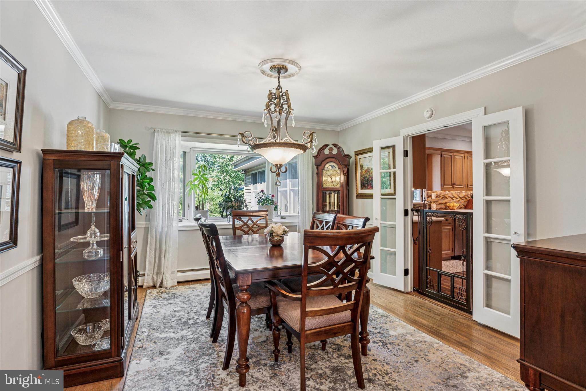 432 Spring Valley Road Media, PA 19063 - Photo 7 of 46 a view of a dining room with furniture window and wooden floor